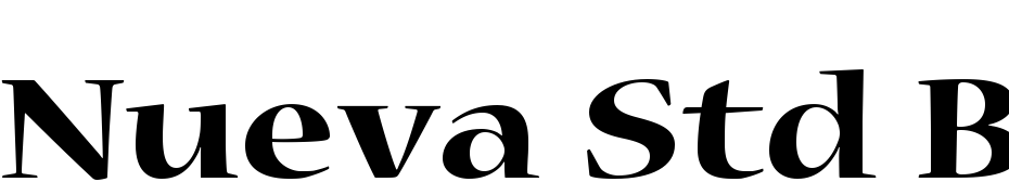 Nueva Std Bold Extended Font Download Free